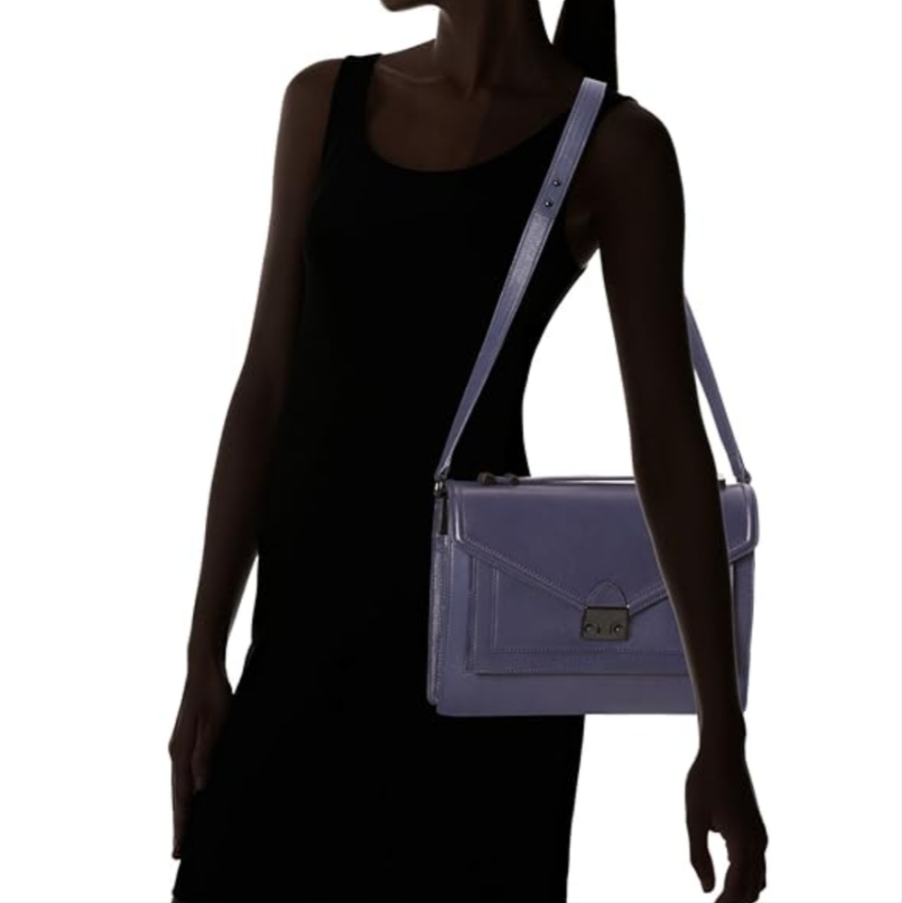LOEFFLER RANDALL Rider Satchel Bag - Navy - Picture 8 of 8